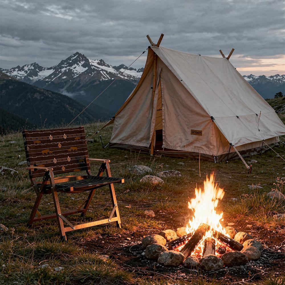 Wood Camping Chair - Hunt Season